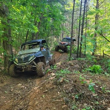 SxS Trail Riding - Off Road Adventure - Wooded UTV Trails 