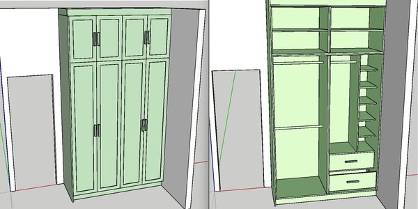 example of customer cupboards design