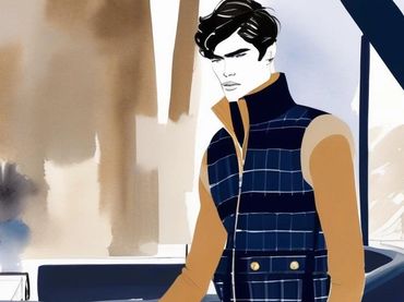 Aspen Ski Hospitality Resort Uniform Design Menswear Fashion Illustration by Griffiths Studio