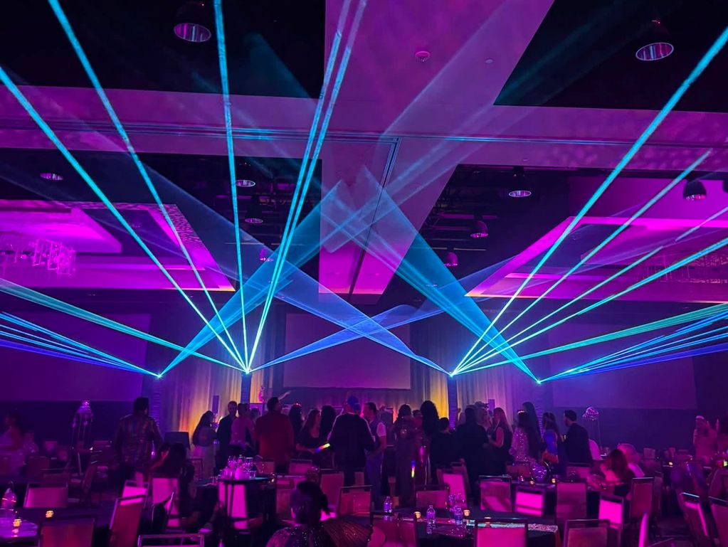 Corporate Event Lasers by Laser Fox Productions