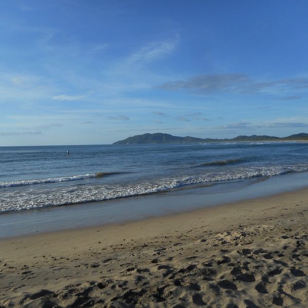 enjoy the warm beach in Costa Rica
