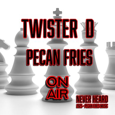 Twister D and Pecan Fries Music On Air White Queen Cover