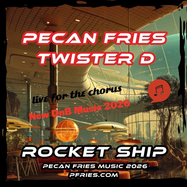 Pecan Fries Music Rocket Ship DnB EP Banner Future Terminal