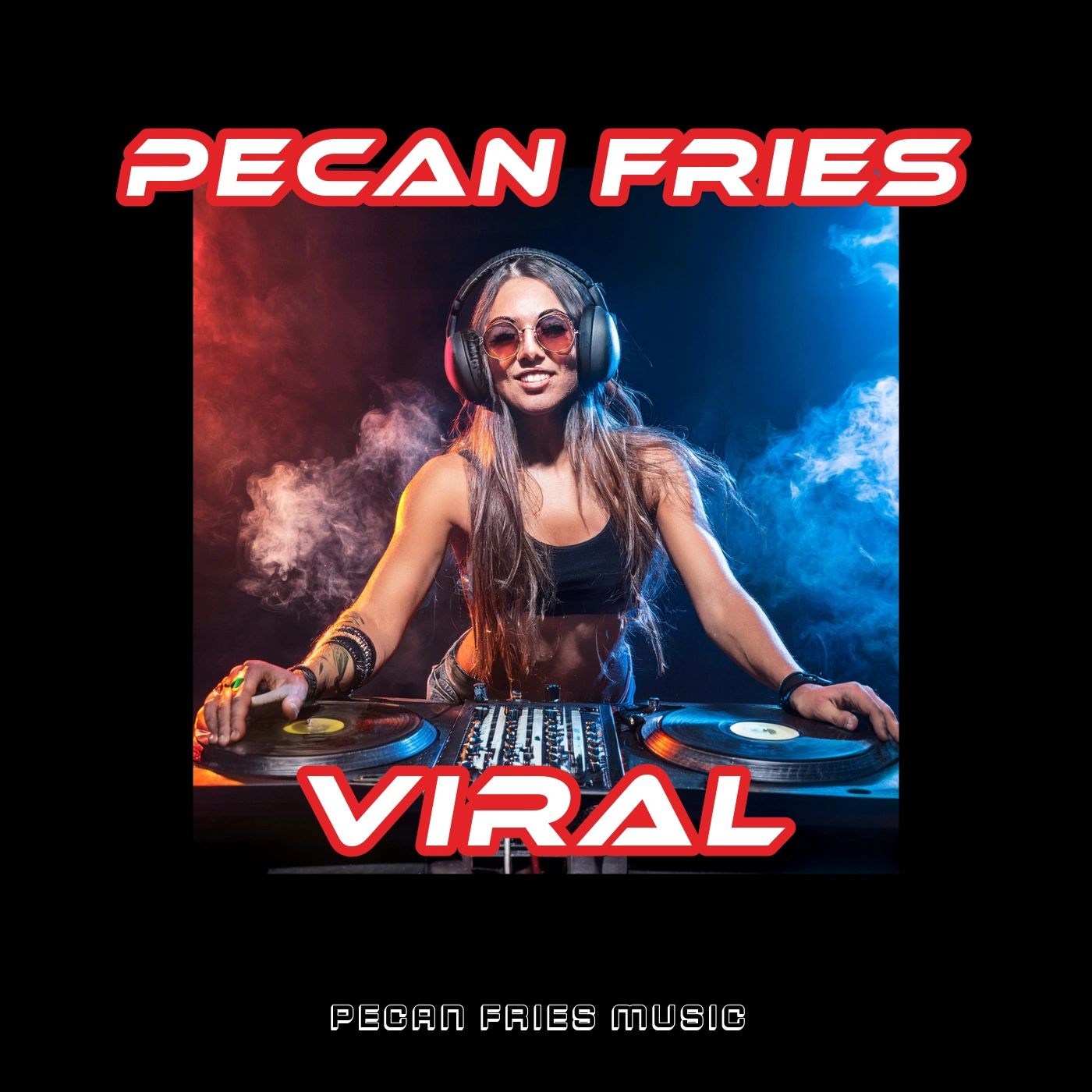 Pecan Fries Music Viral Album Cover - Police DJ