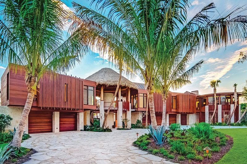 Wood staining and sealing by B&B Professional Painting - restored exterior wood siding and decking in Sarasota