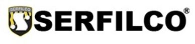 Serfilco logo with a shield emblem and bold text.