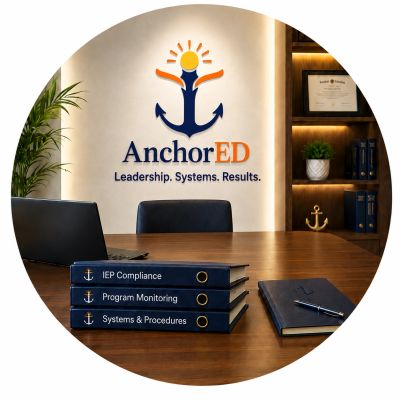 AnchorED special education administration for IEP compliance, monitoring, and school oversight.