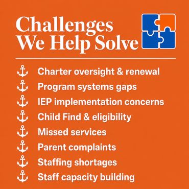 AnchorED helps schools solve special education challenges, staffing issues, and service gaps.