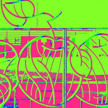 Abstract of a big apple 