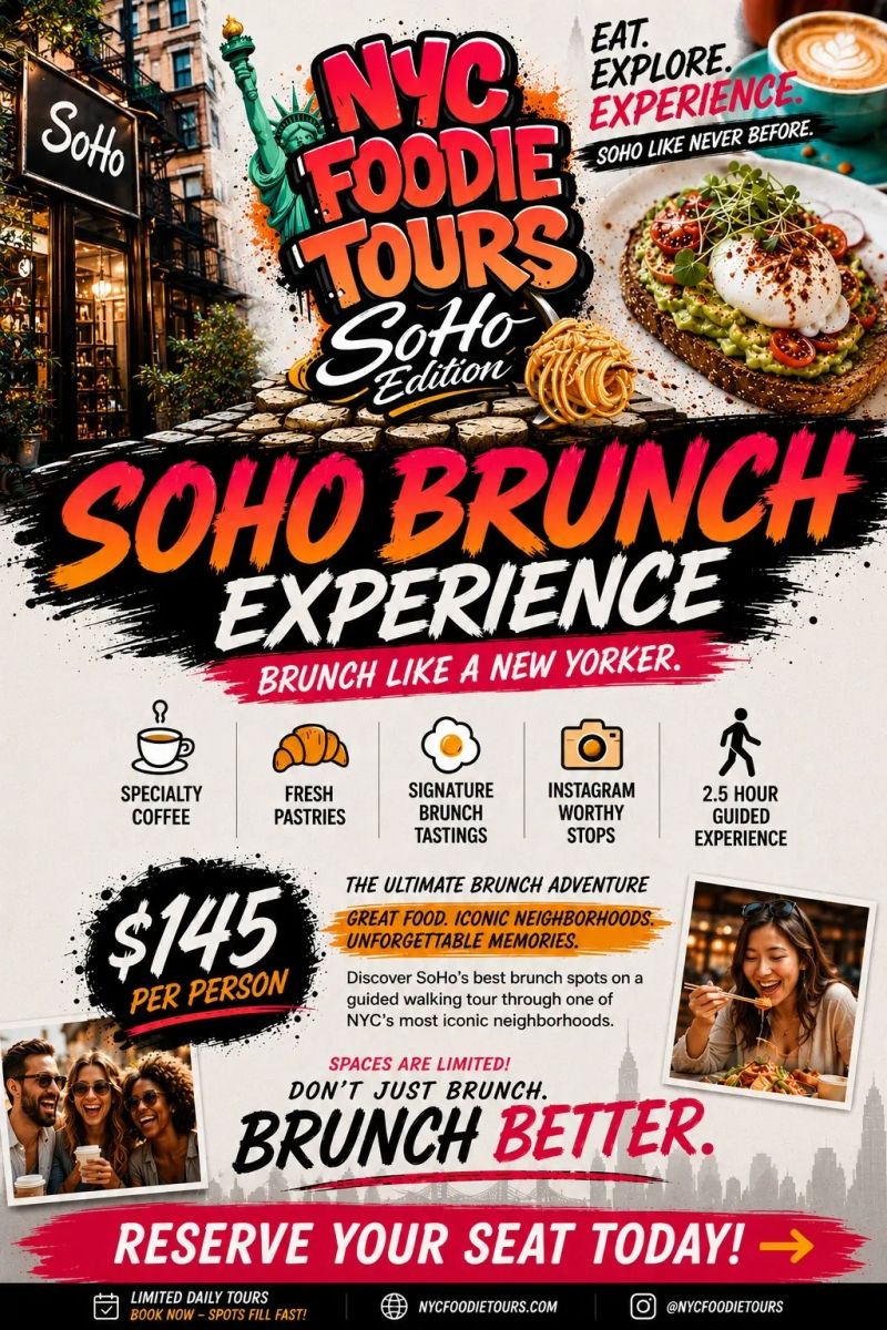 SoHo brunch adventure tour poster.png.webp