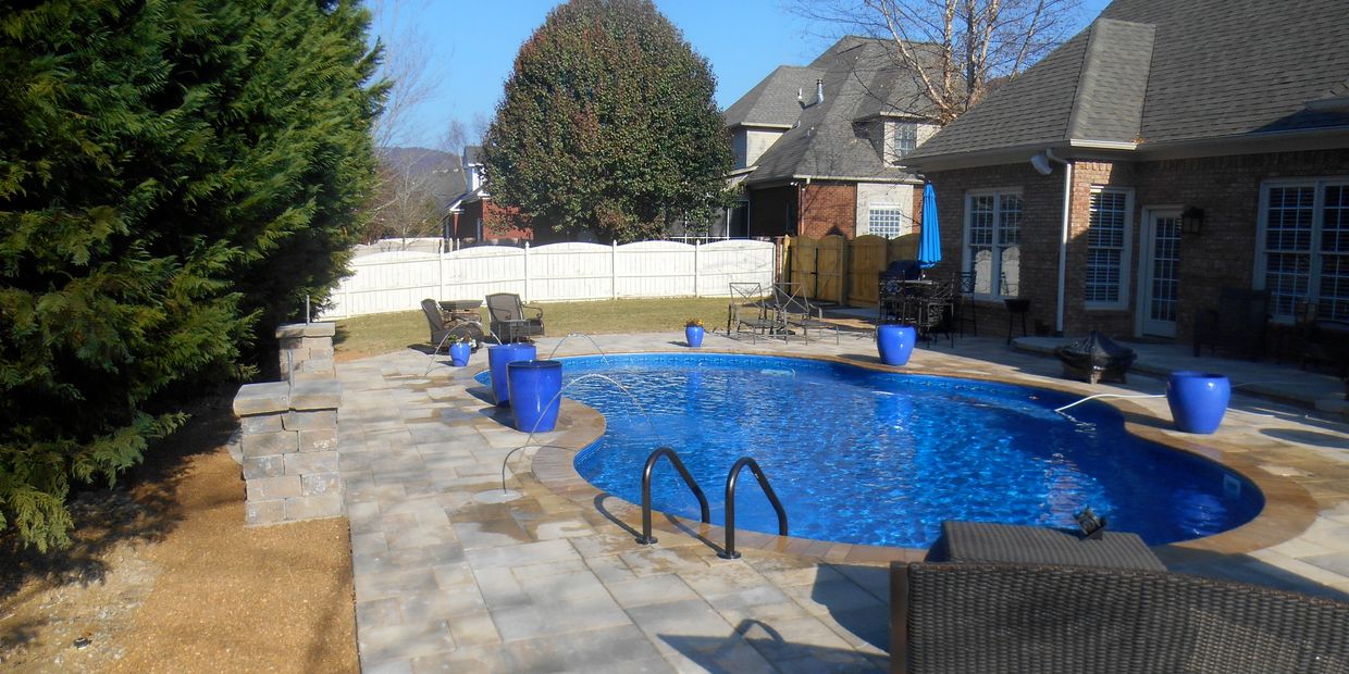 Swimming Pool Vinyl Liner and Deck Replacement