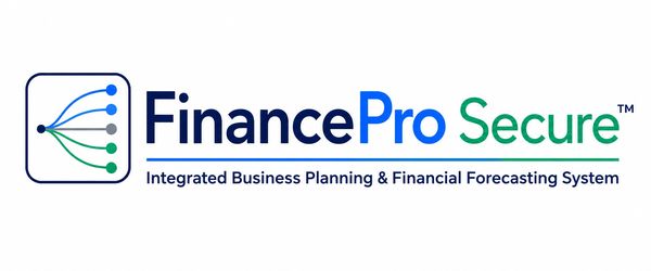 FinancePro Secure logo with a tagline.