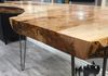 Spalted Maple Live Edge Corner Table