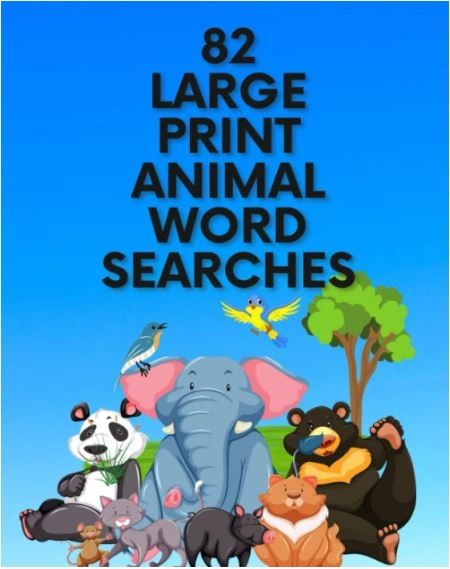 Large Print Animal Word Search Book