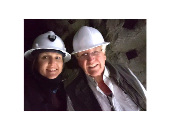 Underground in Nevada at a small high grade Cu-porphyry mine