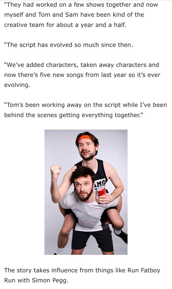 Two men posing playfully, one piggybacking the other.