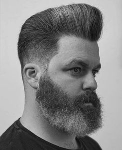 pompadour haircut 