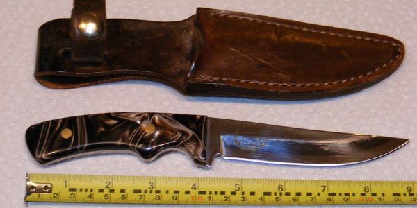 Our favorite personal hunting knife with sheath