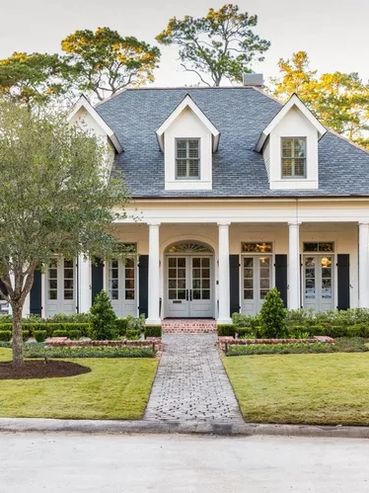 French Country - Acadian Exterior Home Style