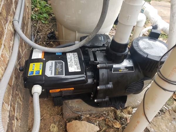 swimming pool repair of a variable speed pump in houston