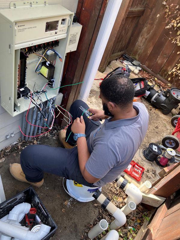 swimming pool automation and repairs installation of pool equipment in katy