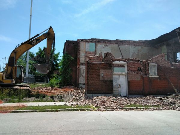 Demolition excavation