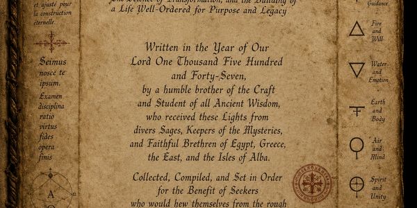 An ancient manuscript rediscovered.