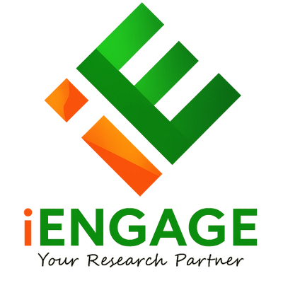 Logo for iEngage, a research partnership brand.