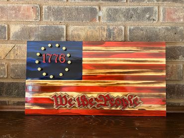 A 1776 We the People flag