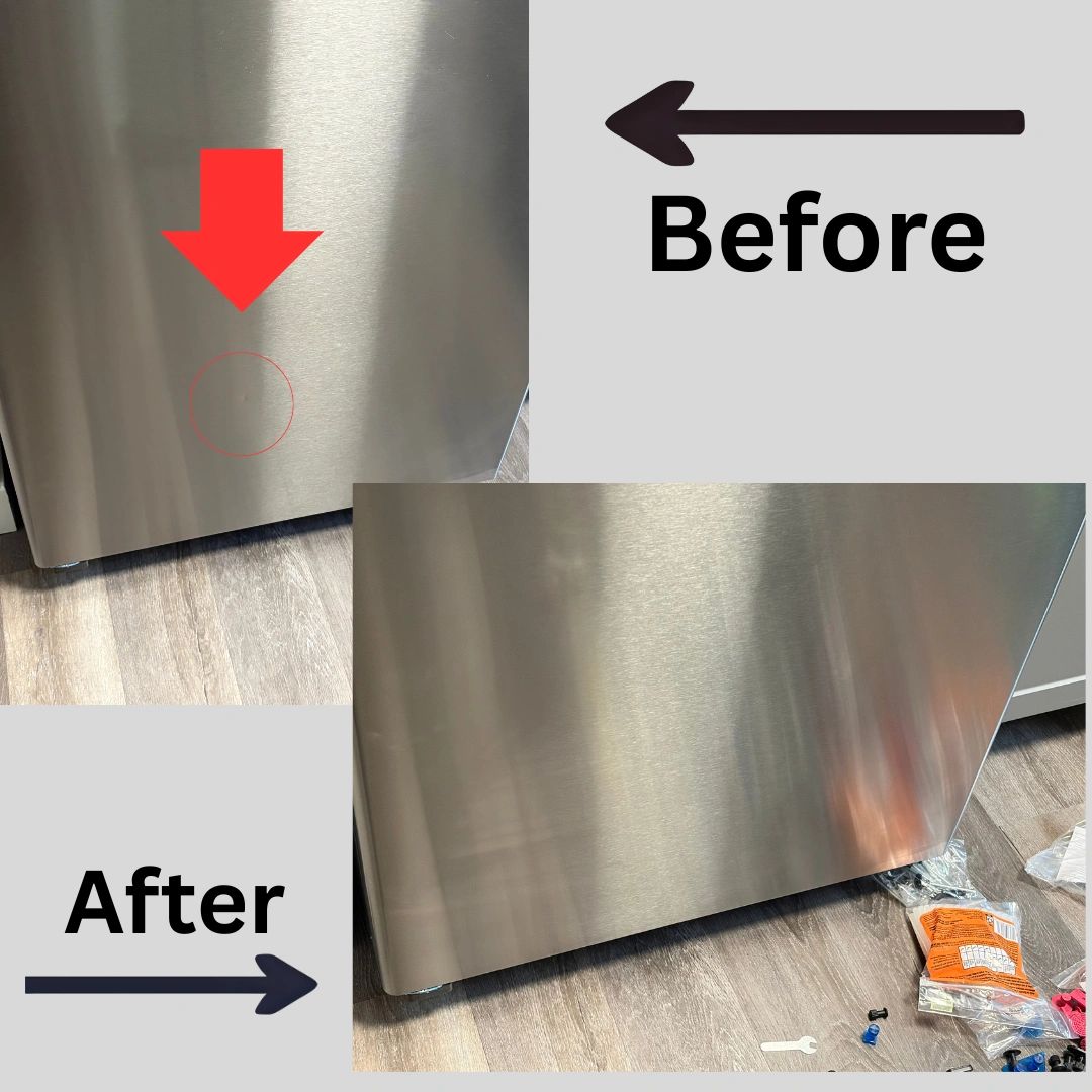 Refrigerator Door Dent Removal
