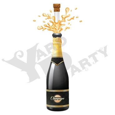 Anniversary Theme - Champagne Bottle