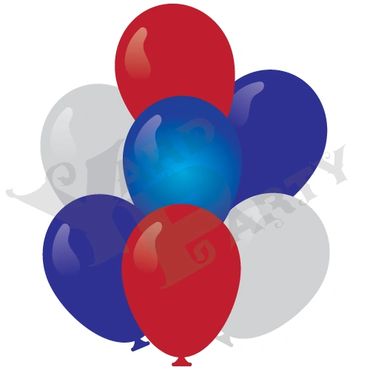 Balloon - Blue & Red Bundle