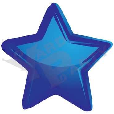 Star - Blue 3D