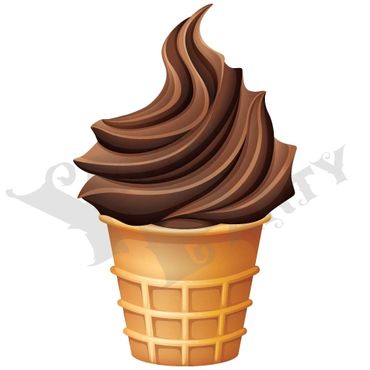 Sweet Treats Theme - Chocolate Ice Cream Cone
