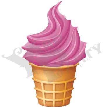 Sweet Treats Theme - Strawberry Ice Cream Cone
