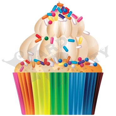 Sweet Treats Theme - Cupcake Rainbow