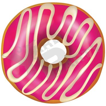 Sweet Treats Theme - Donut Pink Icing