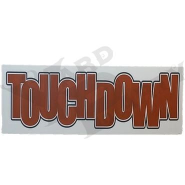 Sports Theme - Touchdown Phrase Brown
