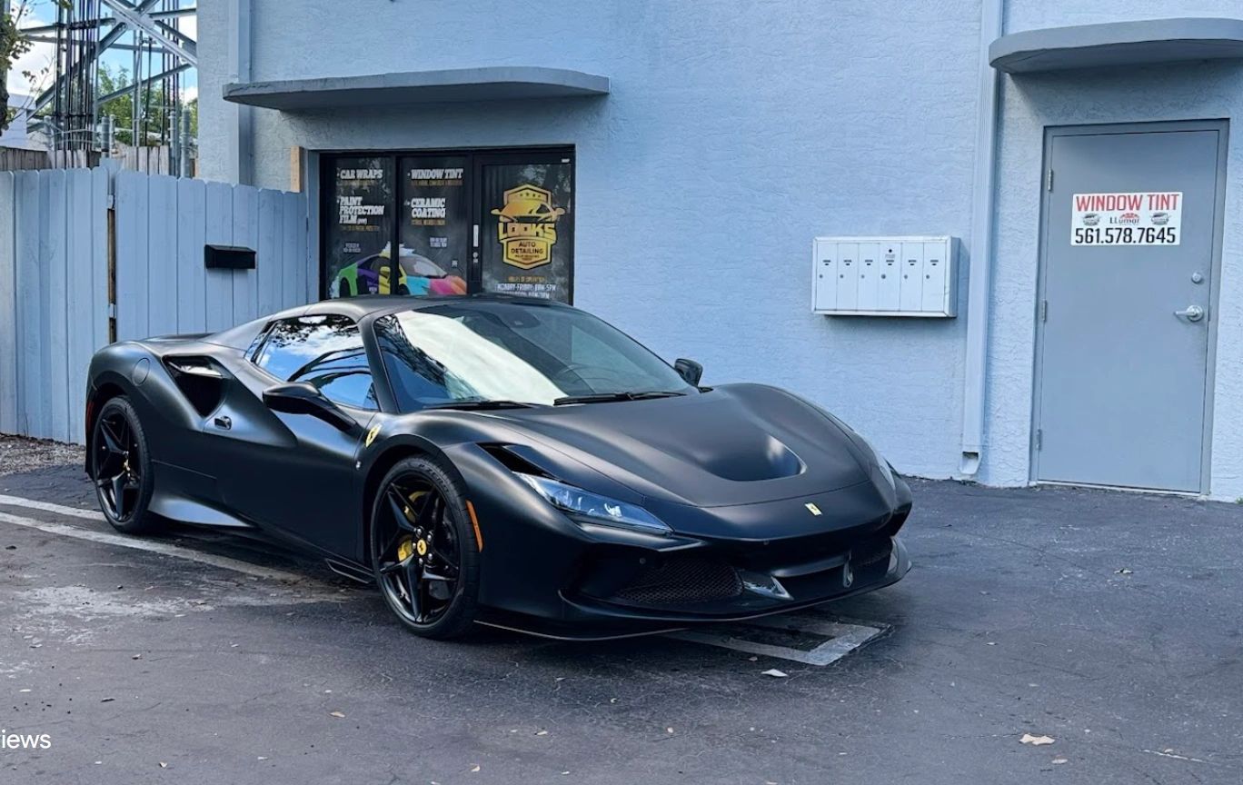 Ferrari paint protection film West Palm Beach LOOKS Auto Detailing