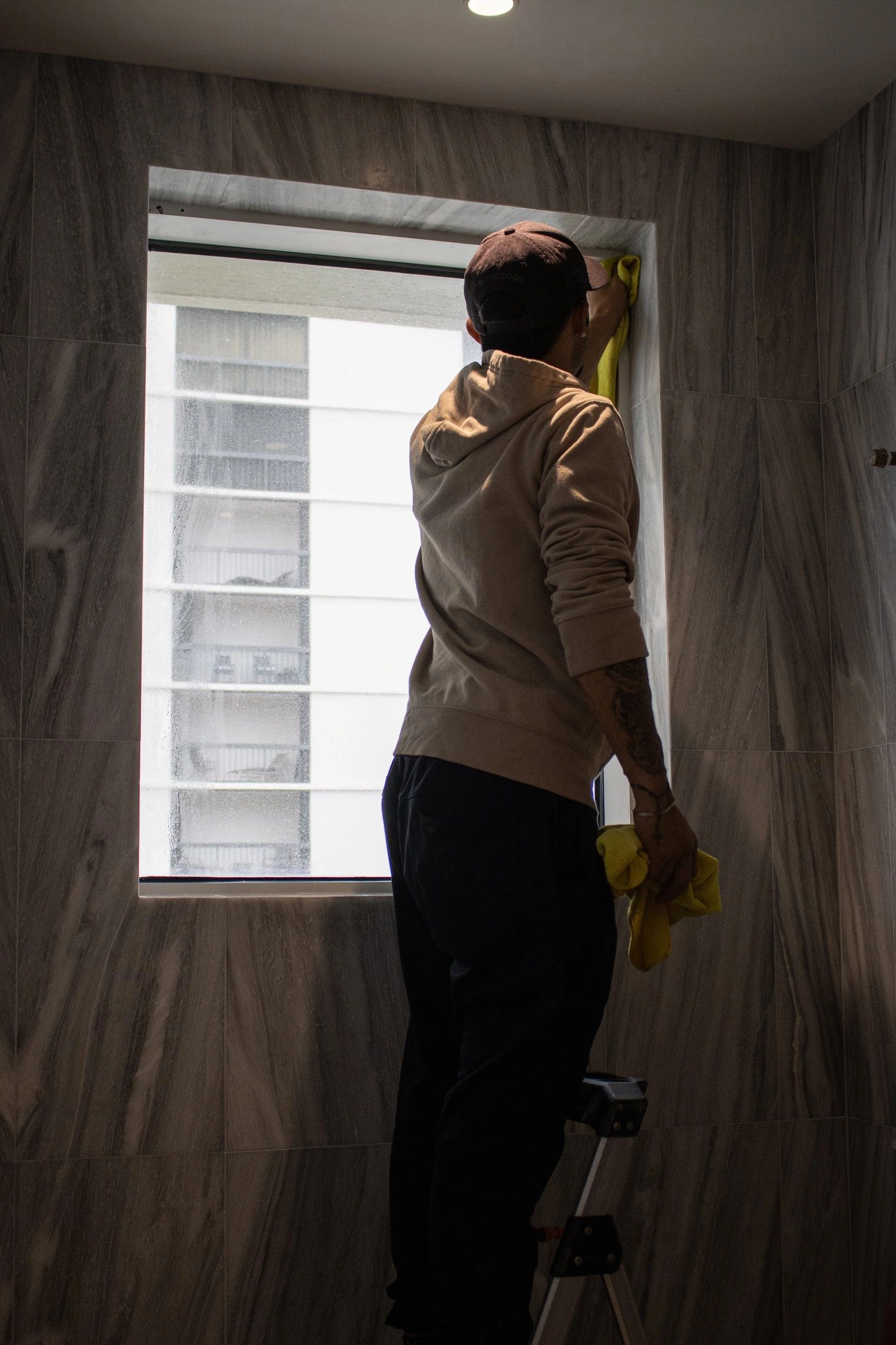 Residential window tinting installation West Palm Beach LOOKS Auto Detailing