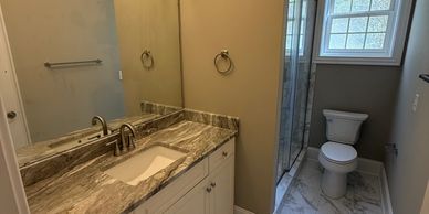 Remodeled bathroom