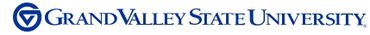 The Grand Valley State University logo