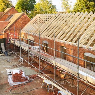Picture of new build housing site 