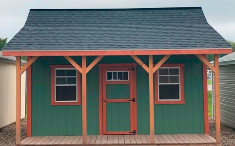 A-FRAME STYLE SHED BUCKEYE STRUCTURES
