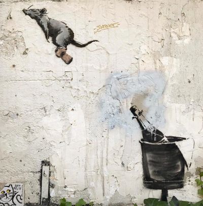 Banksy Champagne Rats 
