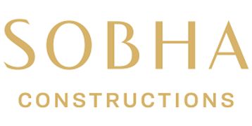 Sobha Constructions gold logo on white background.