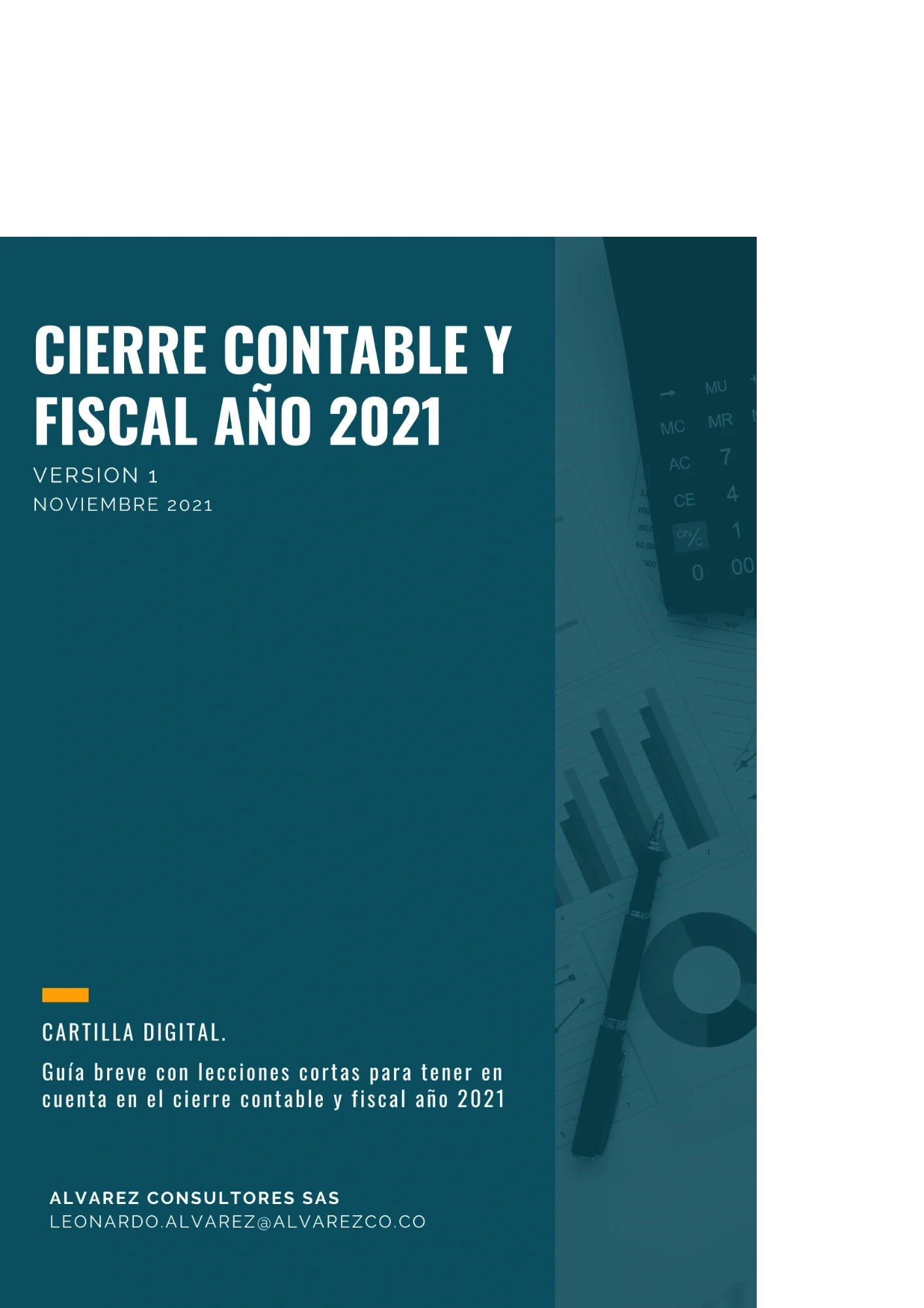 Cartilla Digital Cierre Contable 2021. 