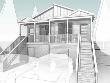 Artist Elevation Rendering of Elbert Floor Plan