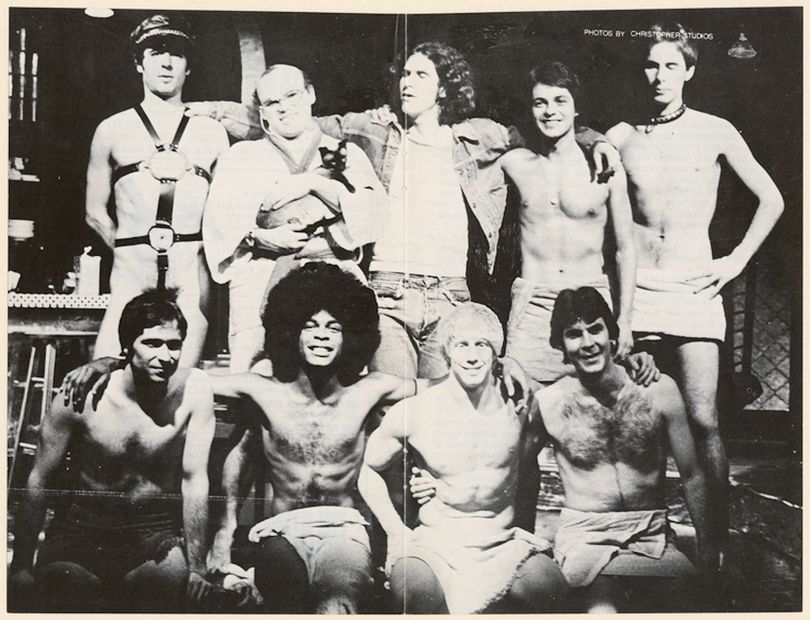 Cast of off-Broadway production (1973) of Tubstrip by Jerry Douglas