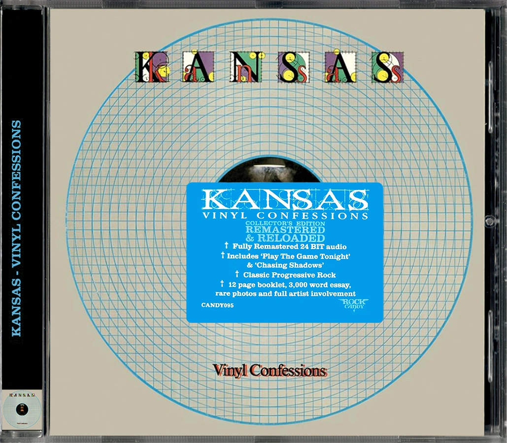 rygrad Stole på loft Kansas ~ Vinyl Confessions (1982) CD 2011 Rock Candy Records UK •• NEW ••